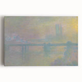 Impressionist London Scene - Monet's Charing Cross Bridge, Framed Print