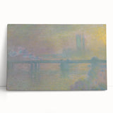 Impressionist London Scene - Monet's Charing Cross Bridge, Framed Print