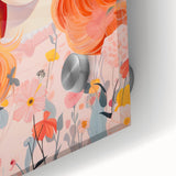 Kids Room Wall Art – Floral Portrait Children's Wall Art Prints