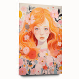 Kids Room Wall Art – Floral Portrait Children's Wall Art Prints