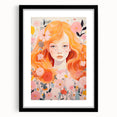 Kids Room Wall Art – Floral Portrait Children's Wall Art Prints