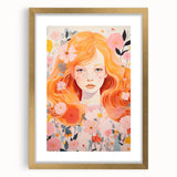 Kids Room Wall Art – Floral Portrait Children's Wall Art Prints