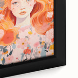 Kids Room Wall Art – Floral Portrait Children's Wall Art Prints