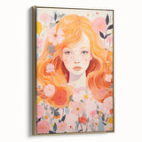 Kids Room Wall Art – Floral Portrait Children's Wall Art Prints