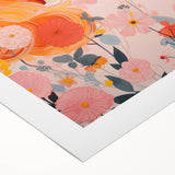 Kids Room Wall Art – Floral Portrait Children's Wall Art Prints