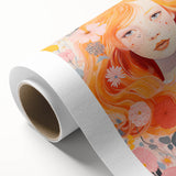 Kids Room Wall Art – Floral Portrait Children's Wall Art Prints