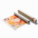 Kids Room Wall Art – Floral Portrait Children's Wall Art Prints