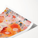 Kids Room Wall Art – Floral Portrait Children's Wall Art Prints