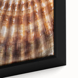 Close-up of black textured art featuring colorful florals on a framed canvas, ideal for living room decor.