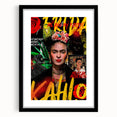 Frida Kahlo Pop Art Wall Art - Vibrant Mexican Modernism Canvas
