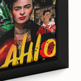 Frida Kahlo Pop Art Wall Art - Vibrant Mexican Modernism Canvas