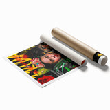 Frida Kahlo Pop Art Wall Art - Vibrant Mexican Modernism Canvas