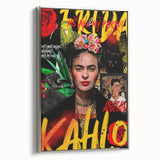 Frida Kahlo Pop Art Wall Art - Vibrant Mexican Modernism Canvas