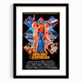 Retro Malibu Express Poster Art - Vintage 80s Action Movie Prints