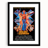 Retro Malibu Express Poster Art - Vintage 80s Action Movie Prints
