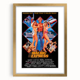 Retro Malibu Express Poster Art - Vintage 80s Action Movie Prints