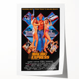 Retro Malibu Express Poster Art - Vintage 80s Action Movie Prints
