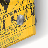 Vintage Bob Marley & The Wailers 1978 Concert Poster - Retro Music Art