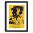 Vintage Bob Marley & The Wailers 1978 Concert Poster - Retro Music Art