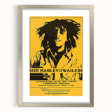 Vintage Bob Marley & The Wailers 1978 Concert Poster - Retro Music Art
