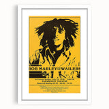 Vintage Bob Marley & The Wailers 1978 Concert Poster - Retro Music Art