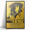 Vintage Bob Marley & The Wailers 1978 Concert Poster - Retro Music Art