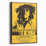 Vintage Bob Marley & The Wailers 1978 Concert Poster - Retro Music Art
