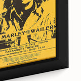 Vintage Bob Marley & The Wailers 1978 Concert Poster - Retro Music Art
