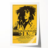 Vintage Bob Marley & The Wailers 1978 Concert Poster - Retro Music Art