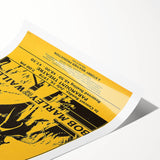 Vintage Bob Marley & The Wailers 1978 Concert Poster - Retro Music Art