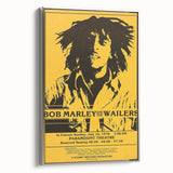 Vintage Bob Marley & The Wailers 1978 Concert Poster - Retro Music Art