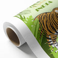 Explore India Retro Tiger Travel Poster | Vintage Jungle Art Print