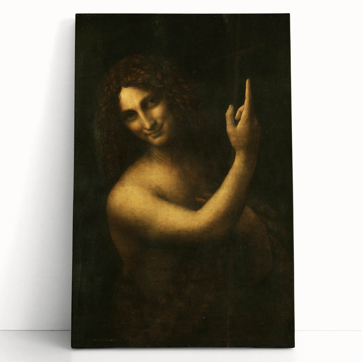 Leonardo da Vinci: Saint John the Baptist Renaissance Art Print