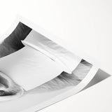 Adorable Sloth Bathroom Wall Art - Fun Black and White Bathroom Decor