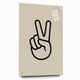 Peace Hand Sign Wall Art - Boys Room Wall Art Kids Wall Art Prints