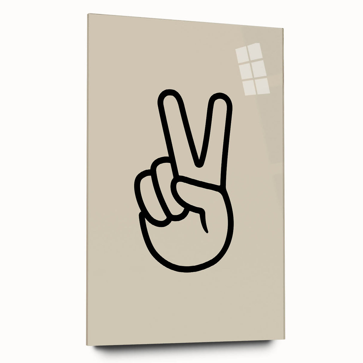 Peace Hand Sign Wall Art - Boys Room Wall Art Kids Wall Art Prints
