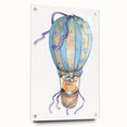 Sky Adventure Bear - Nursery Acrylic Wall Art for Kids