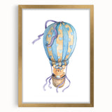 Sky Adventure Bear - Nursery Acrylic Wall Art for Kids