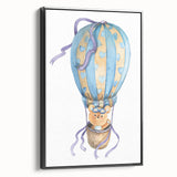 Sky Adventure Bear - Nursery Acrylic Wall Art for Kids