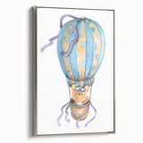 Sky Adventure Bear - Nursery Acrylic Wall Art for Kids