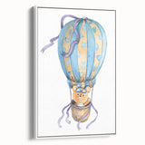 Sky Adventure Bear - Nursery Acrylic Wall Art for Kids