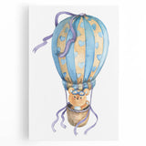 Sky Adventure Bear - Nursery Acrylic Wall Art for Kids