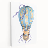 Sky Adventure Bear - Nursery Acrylic Wall Art for Kids