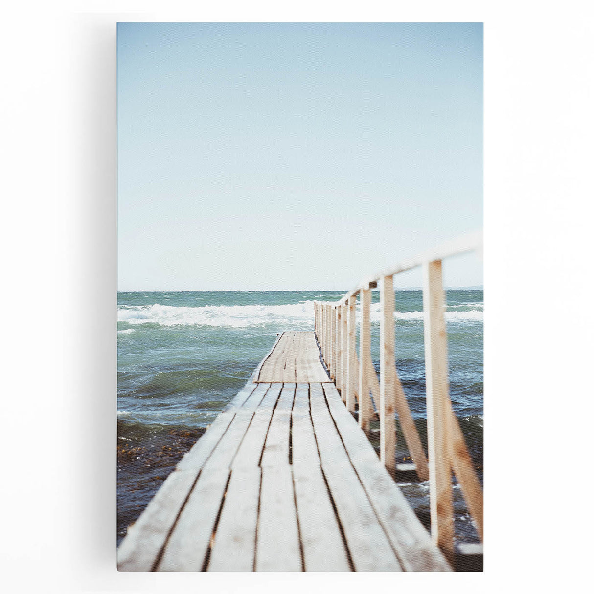 Large black and white stretched canvas featuring a minimalist summer tree design, ideal for kitchen wall art.
