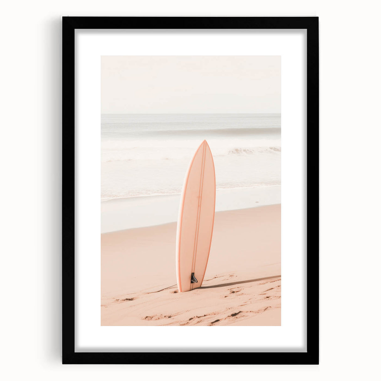 Extra large abstract art print with vibrant multicolored textures on a black framed canvas, ideal for living room decor.