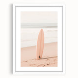 Abstract art print featuring swirling blue and white patterns on a framed canvas, suitable for modern dining room decor.