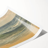 Impressionist Seascape Wall Art – Waves on the Shoreline Canvas