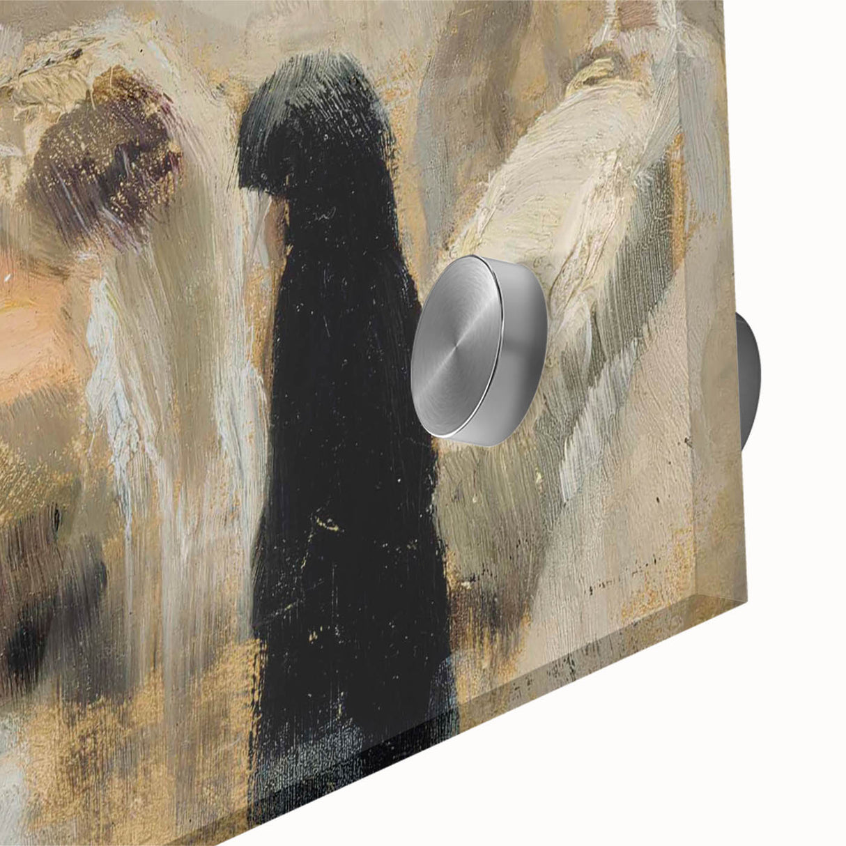 Modern Wall Art: Emotional Abstract Scene of Surgery in Muted Tones