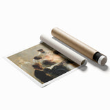 Modern Wall Art: Emotional Abstract Scene of Surgery in Muted Tones