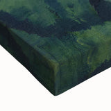 Modern Wall Art: Serene Countryside Landscape in Green and Blue